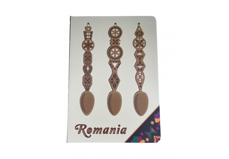 Agendă maxi - Linguri de lemn artizanale